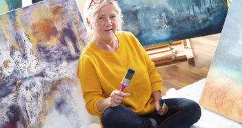 Grethe maler etter hjerneslag